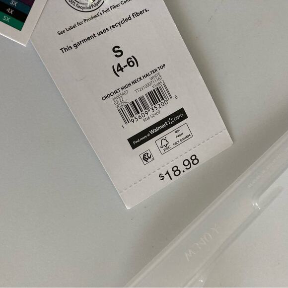 Time and tru Small white bikini top - Picture 5 of 5